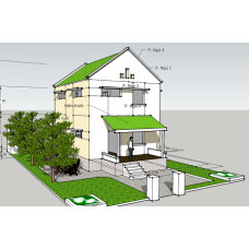 Nhà chịu bão 6,6x8m