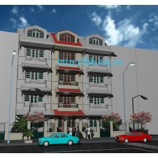 Mặt tiền nhà 5m - 5 tầng - mẫu 02