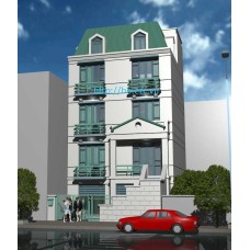 Mặt tiền nhà 9m, 4 tầng