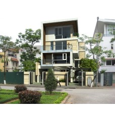 Biệt thự trên đất 13x19m (4 phòng ngủ - 4 tầng - có thang máy)