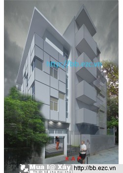 Nhà ống (nhà phố) 6x13.5m (3,5 tầng - 4 phòng ngủ - 4 thế hệ chung sống)