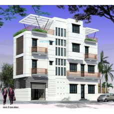 Nhà ống (nhà phố) 5x15m (4 tầng - 5 phòng ngủ - có thang máy)