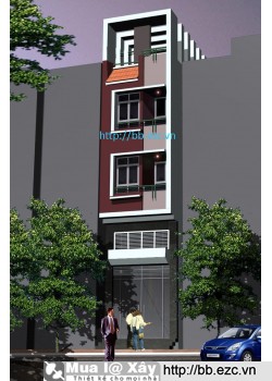 Nhà ống (nhà phố) 3.5x7.5m (5 tầng - 2 phòng ngủ - tầng 1 kinh doanh)