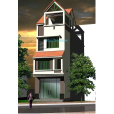 Nhà ống (nhà phố) 4.5x12m (3,5 tầng - 4 phòng ngủ)