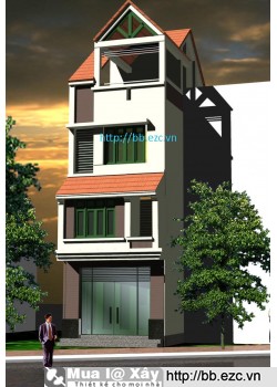 Nhà ống (nhà phố) 4.5x12m (3,5 tầng - 4 phòng ngủ)