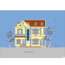 Biệt thự / nhà vườn 10x12m (2 tầng - 4 phòng ngủ)