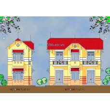 Nhà vườn 10.1x4.7m (2 tầng - 1 phòng ngủ)