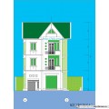 Biệt thự / nhà vườn 8.5x12.2m - 3 tầng - 3 phòng ngủ