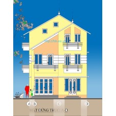 Biệt thự / nhà vườn 8.5x9m (3 tầng - 4 phòng ngủ)