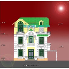 Biệt thự / nhà vườn 9.5x10m (3 tầng - 5 phòng ngủ)