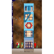 Nhà ống (nhà phố) 3.5x6.3m (5 tầng, 2 phòng ngủ có kinh doanh)