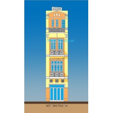 Nhà ống (nhà phố) 3.6x14m (3,5 tầng, 3 phòng ngủ)