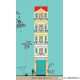Nhà ống (nhà phố) 4x6.5m (5 tầng, 3 phòng ngủ)