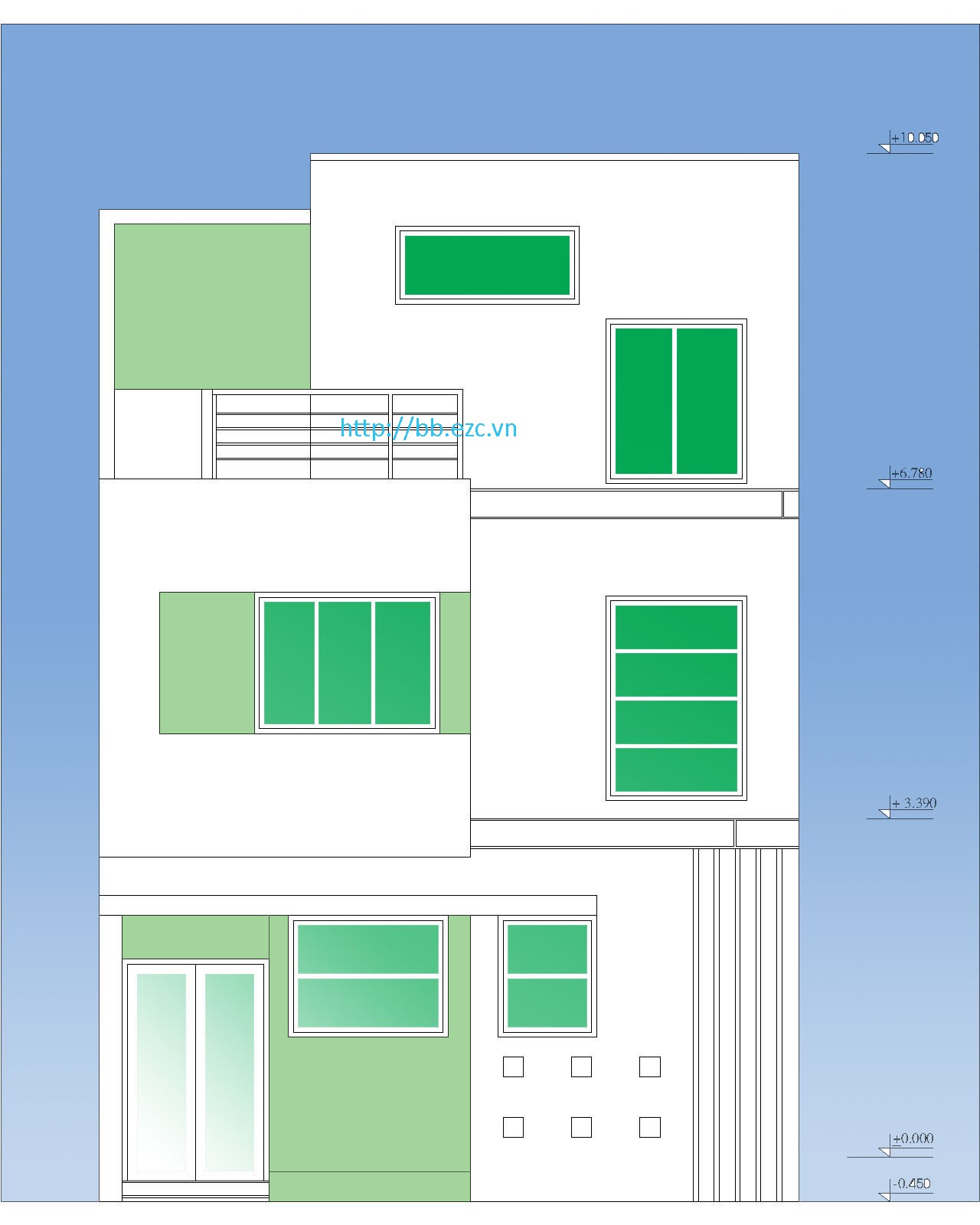 Nhà ống (nhà phố) 3.5x7m